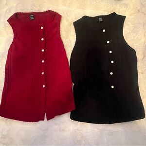 Asymmetrical set of 2 Tanks sz medium